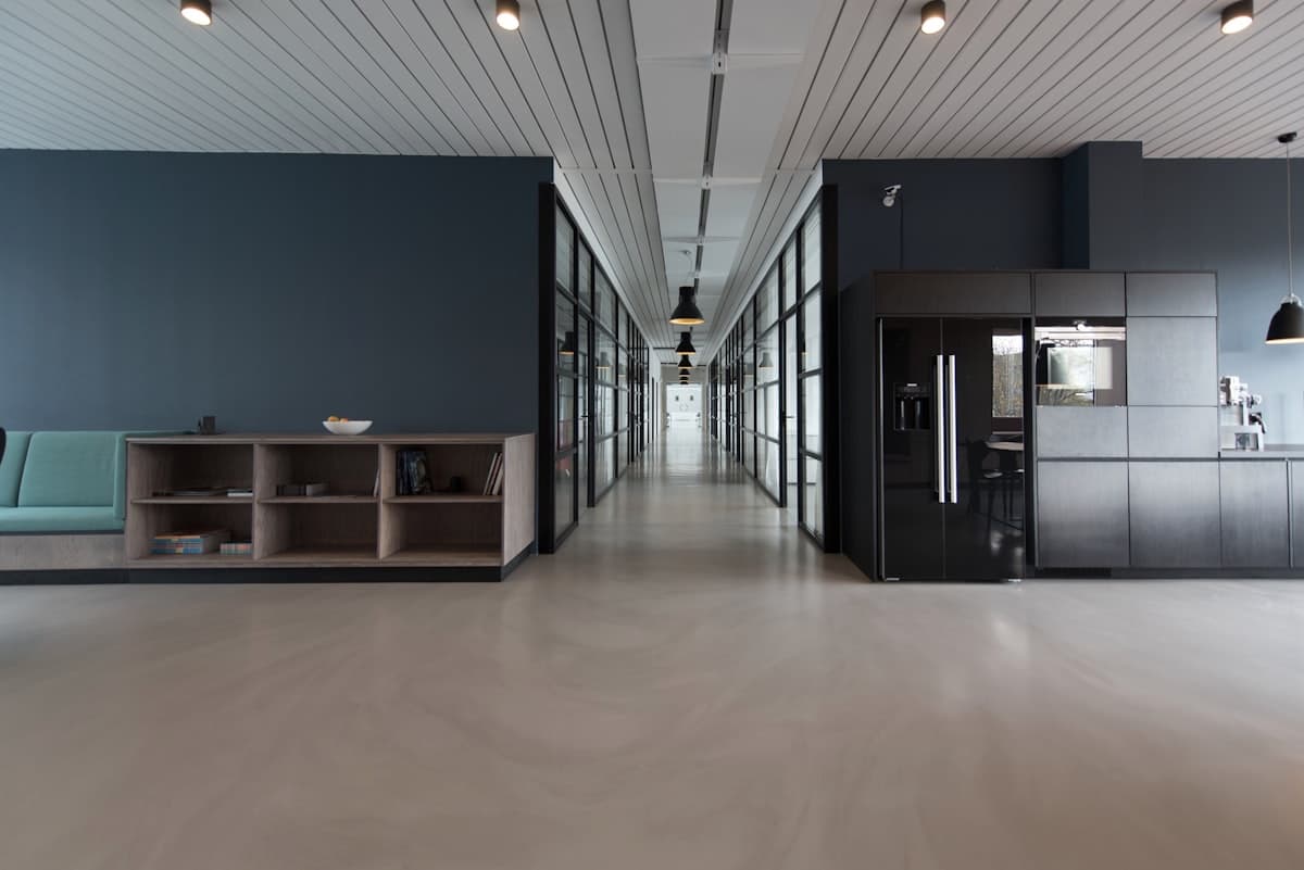 Greater Vancouver corporate office washroom kept stocked by a facility-services partner.