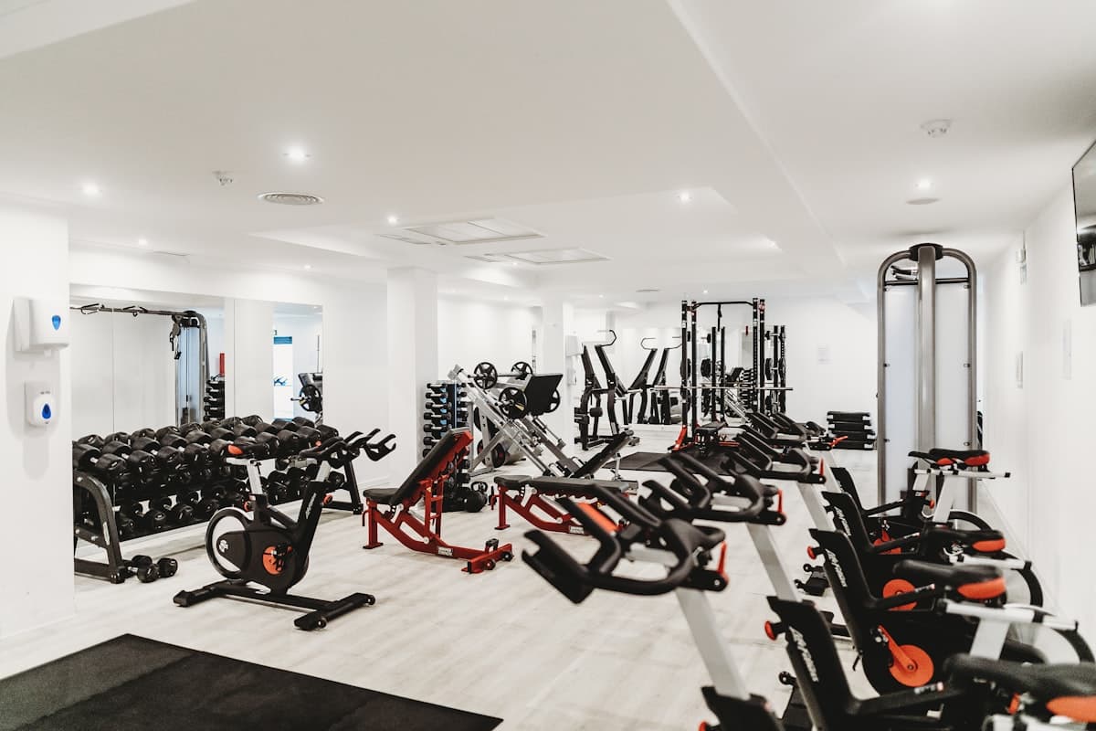 Stacked clean towels for a gym or spa.